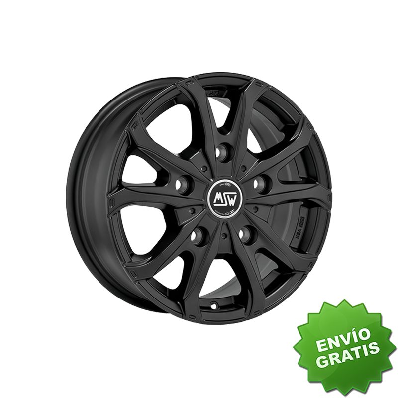 Llanta exclusiva Msw 48 7.5x18 5x118 Et53 71.2 Black