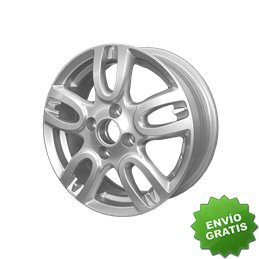 Llanta exclusiva Rc Wheels Renault8130 5.5x14 4x100 Et43 60.1  Silver