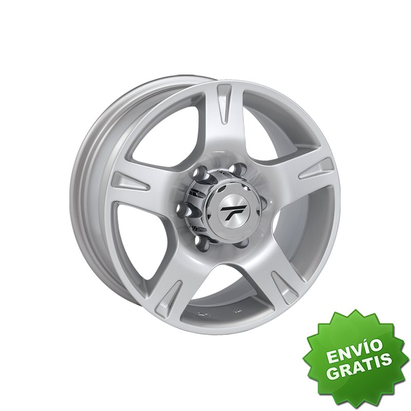 Llanta exclusiva Rc Wheels Tuareg 7x16 6x139.7 Et25 101 Silver 