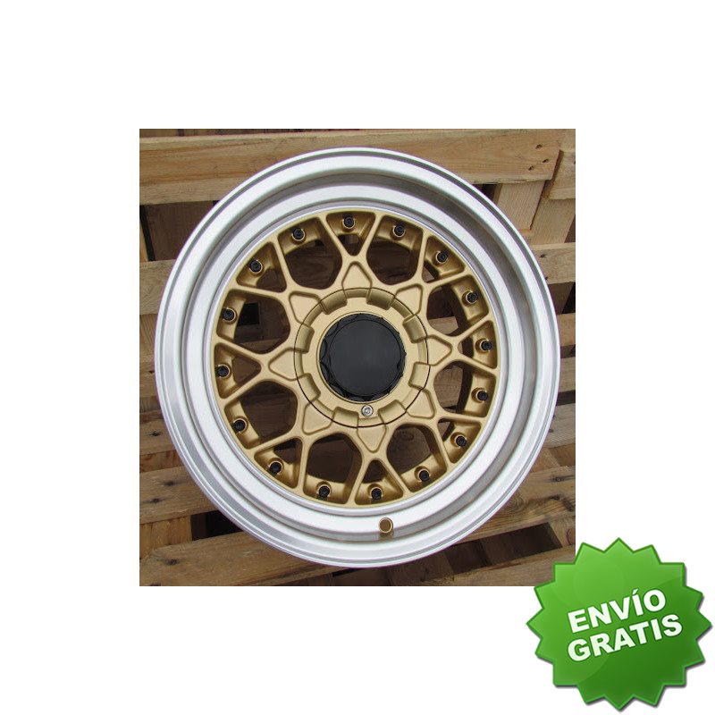 Llanta exclusiva Rc Wheels 1880 7x15 4x100 114 Et0 73.1 Oro