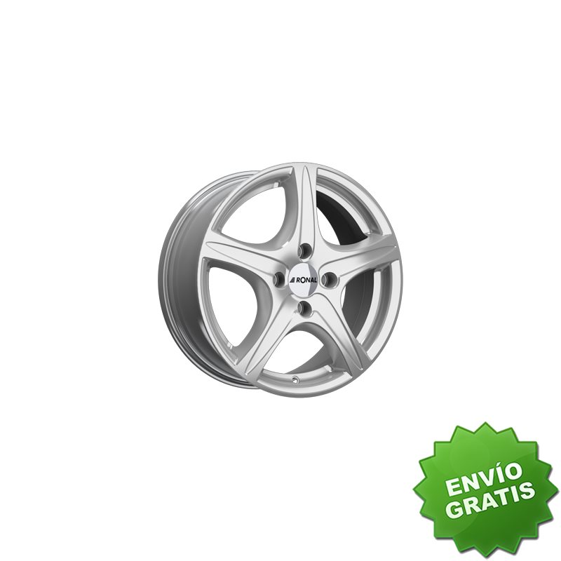 Llanta exclusiva Ronal R56 6.5x16 Et45 4x100 Plata Cristal