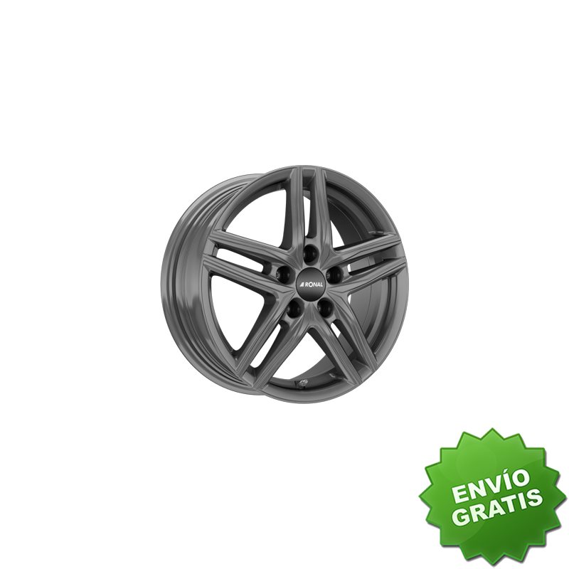 Llanta exclusiva Ronal R65 6.5x16 Et45 5x114.3 Gris Ceramico