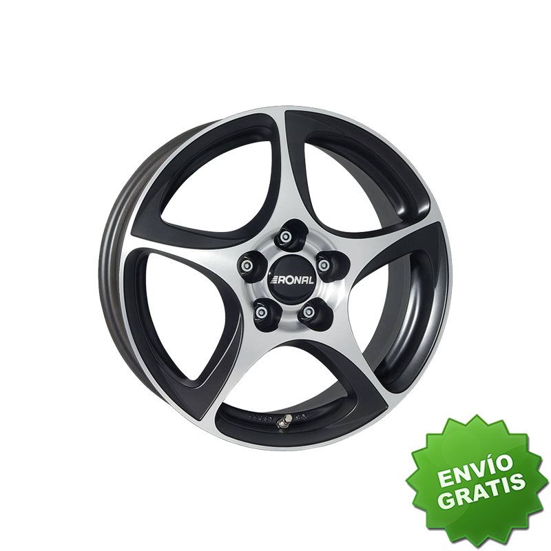Llanta exclusiva Ronal R53 7x17 4x108 Et40 68.1 Gloss Black