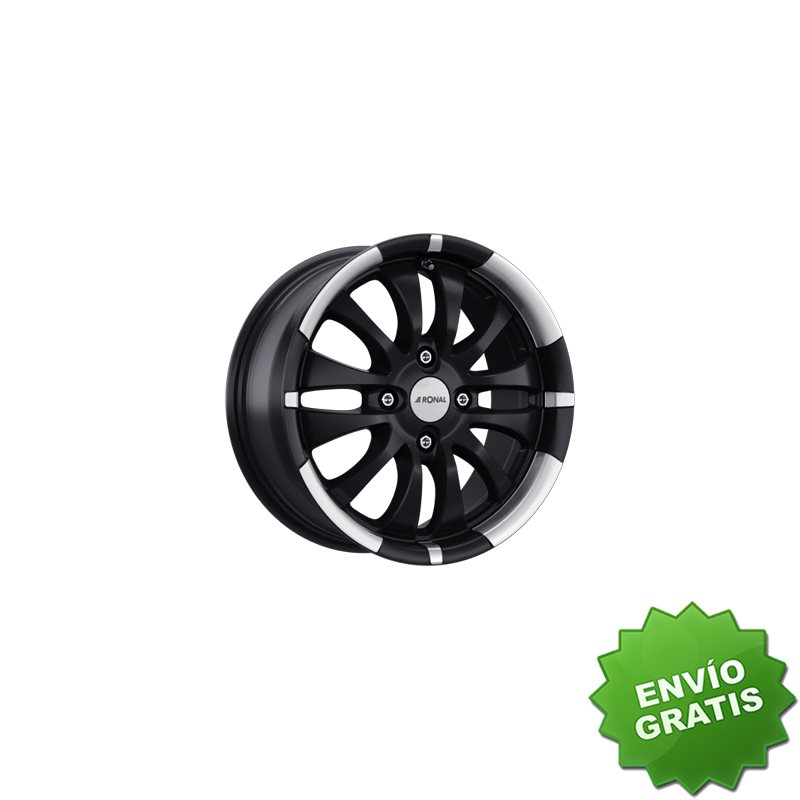 Llanta exclusiva Ronal R59 7.0x16 Et35 5x110 Jetblack Mate - Aro Pu Lido