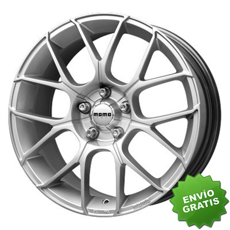 Llanta exclusiva Momo Raptor 6.5x15 Et40 5x114.3 Plata 72.3 Tuv