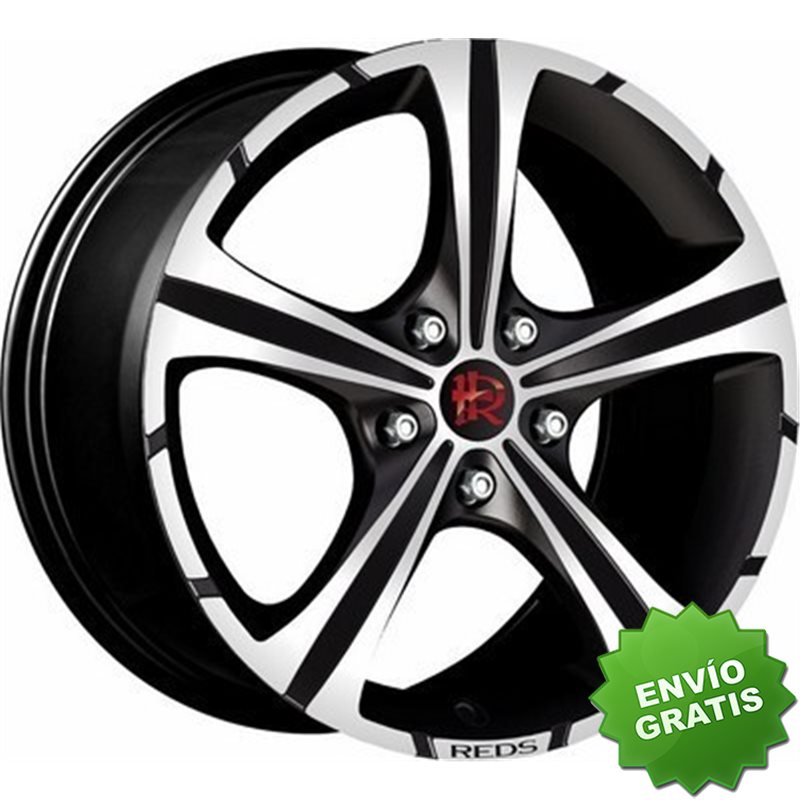 Llanta exclusiva Momo Reds Black Knight 65x15 38 4x108 72.3 T Via