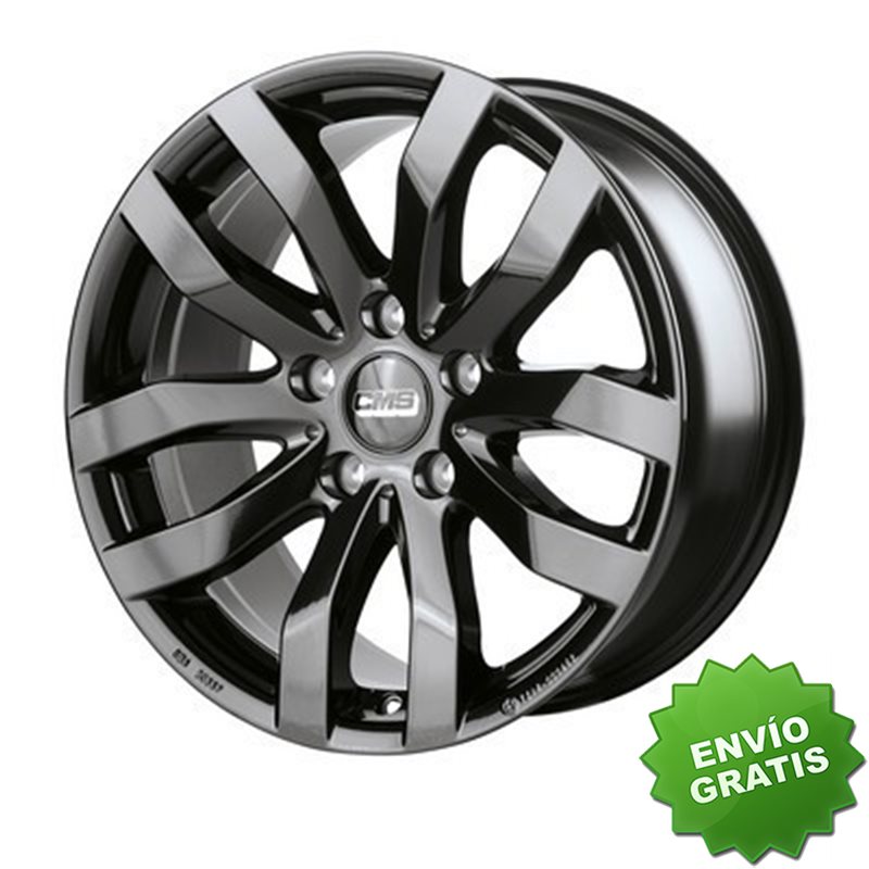 Llanta exclusiva Cms C22 6x15 Et45 Lk4/100/r67.2 H2 Complete Negro Brillante
