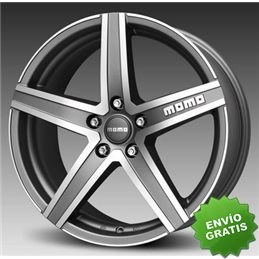 Llanta exclusiva Momo Hyperstar Evo 6.0x15 Et40 4x114 Antracita Mate 72.3 Via
