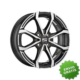 Llanta exclusiva Oz Msw X4 5.5x14 Et24 4x108 Black Full Polished (gbfp)
