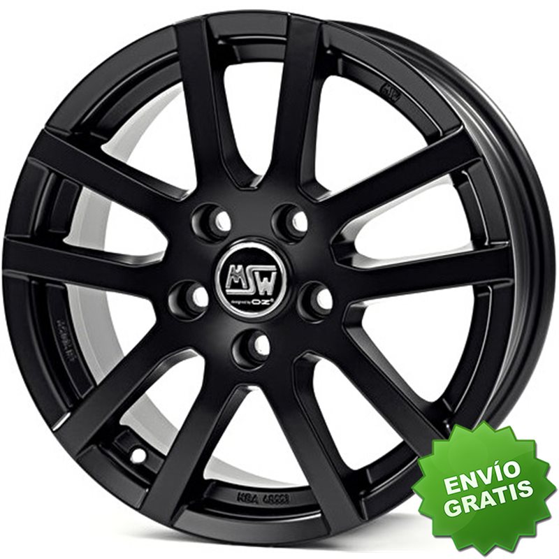 Llanta exclusiva Oz Msw 22 6.5x16 4x108 Et18 Negro Mate