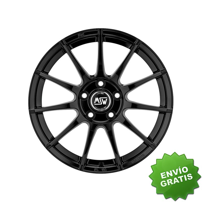 Llanta exclusiva Oz Msw 85 6.5x16 4x108 Et42 Negro Brillante