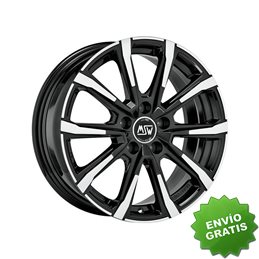 Llanta exclusiva Oz Msw 79 6.5x16 5x100 Et47 Negro Brillante Pulido