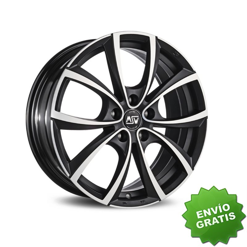 Llanta exclusiva Oz Msw 27 7.5x17 Et40 5x110 Titanio Oscuro Mate Pulido