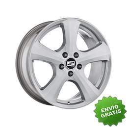 Llanta exclusiva Oz Msw 19 W 7x17 Et35 5x100 Full Silver Kba Nad