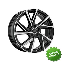 Llanta exclusiva Oz Msw 80-5 6.5x16 5x100 Et40 Negro Brillante Pulido