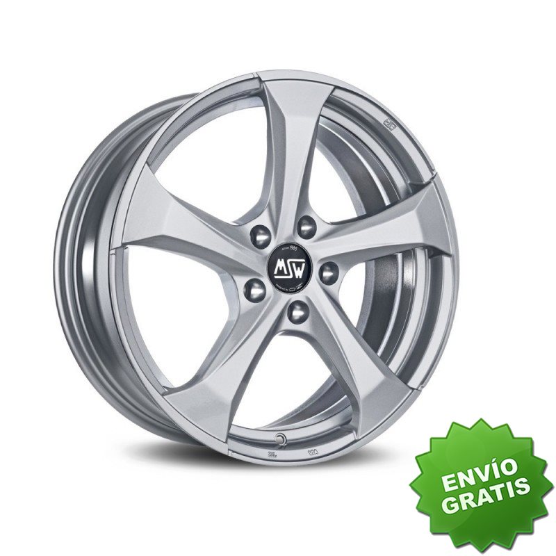 Llanta exclusiva Oz Msw 47 7.5x17 5x105 Et40 Plata