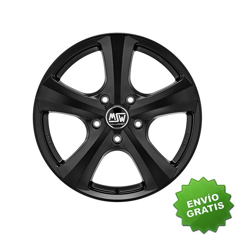 Llanta exclusiva Oz Msw 19 W 7x16 5x100 Et45 Negro Mate