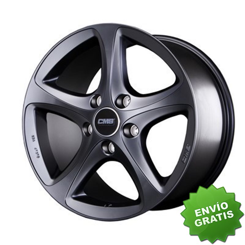 Llanta exclusiva Cms C12 7x17 Et48.5 Lk5/112/66.5 H2 Complete Negro Mate