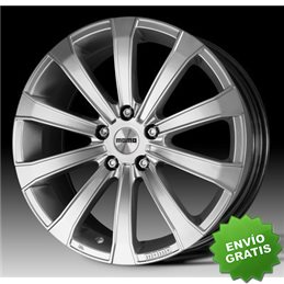 Llanta exclusiva Momo Europe 8.0x17 Et35 5x100 Hypersilver 72.3 Via