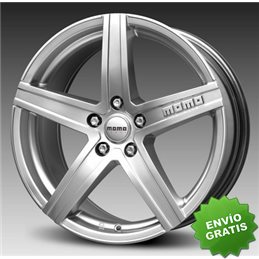 Llanta exclusiva Momo Hyperstar 7.5x17 Et38 5x120 Plata 79.6 Via