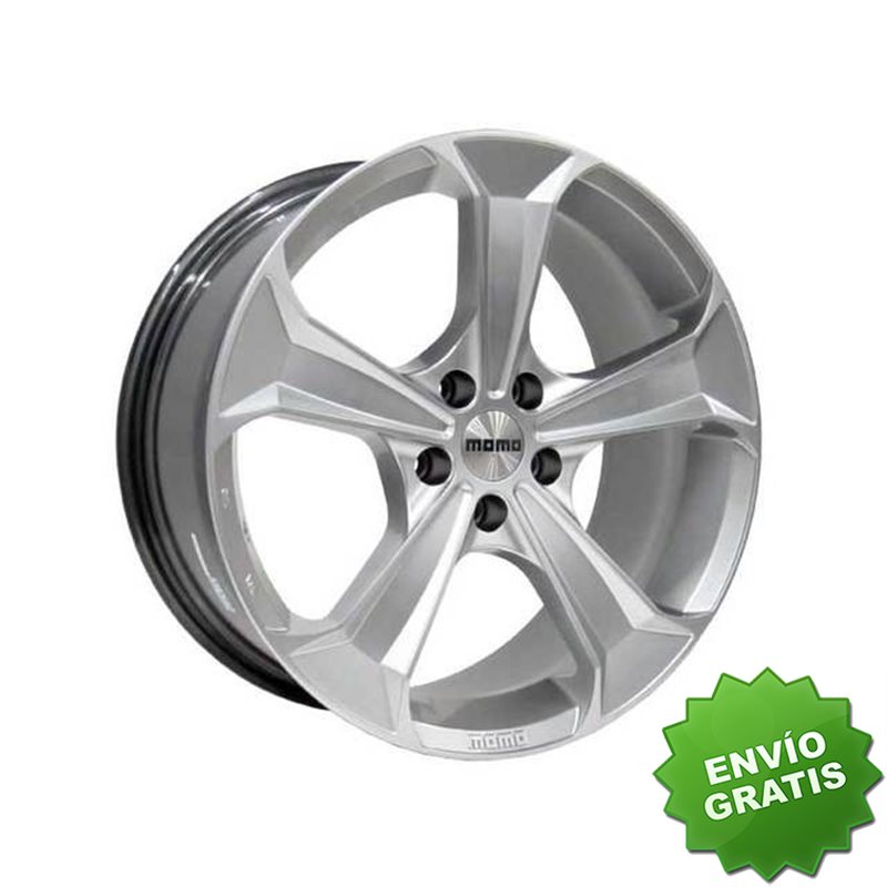 Llanta exclusiva Momo Sentry 9.5x19 Et35 5x120 Plata 79.6 Tuv