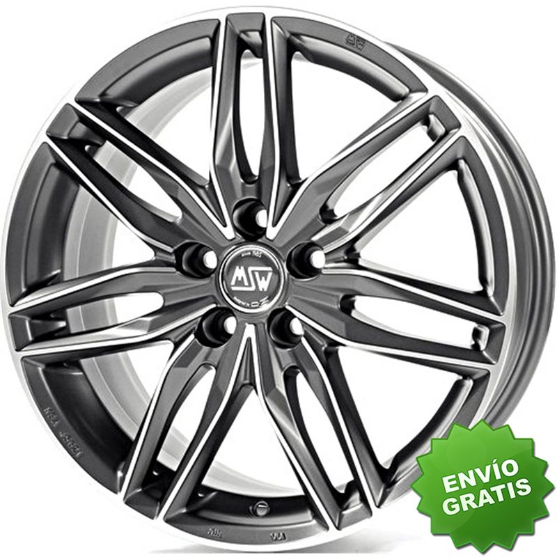 Llanta exclusiva Oz Msw 24 7.5x16 5x112 Et35 Plata Metal Mate Pulido (mgmfp)