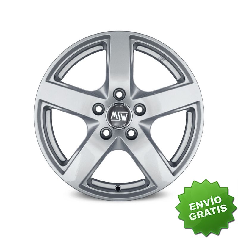 Llanta exclusiva Oz Msw 55 8.5x18 5x112 Et48 Plata