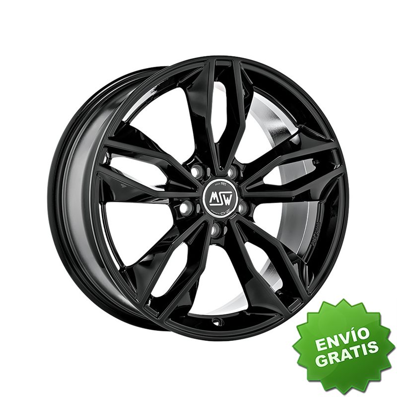 Llanta exclusiva Oz Msw 71 7.5x17 Et38 5x105 Negro Brillante