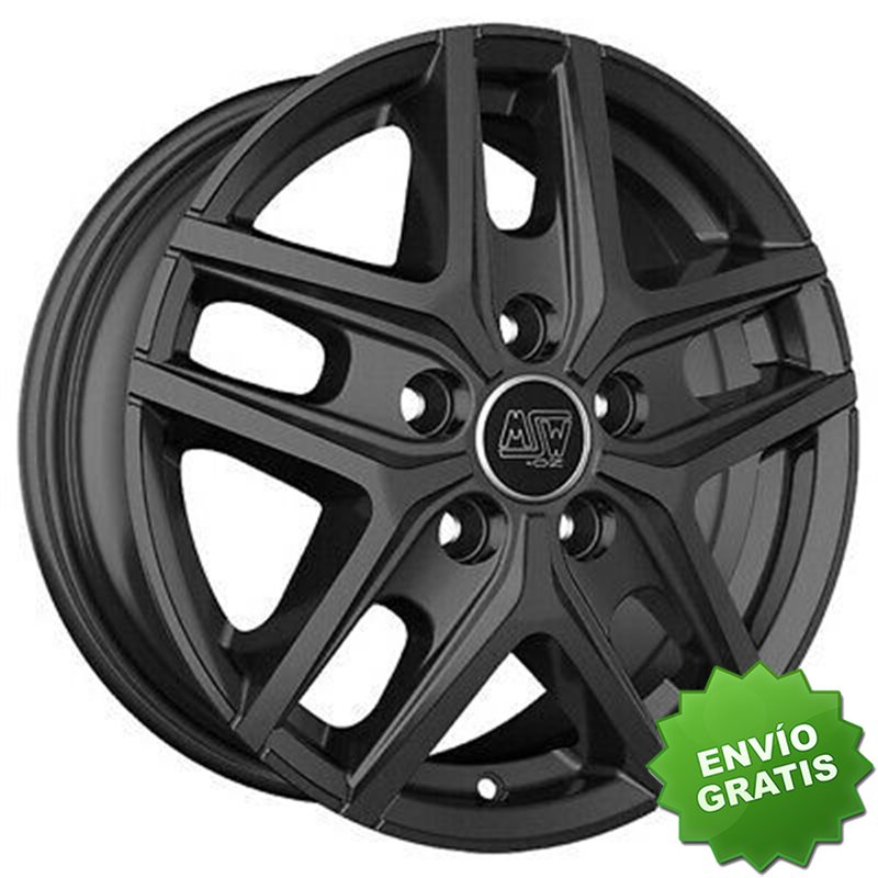 Llanta exclusiva Oz Msw 40 Van 6.5x16 5x118 Et48 Negro Brillante