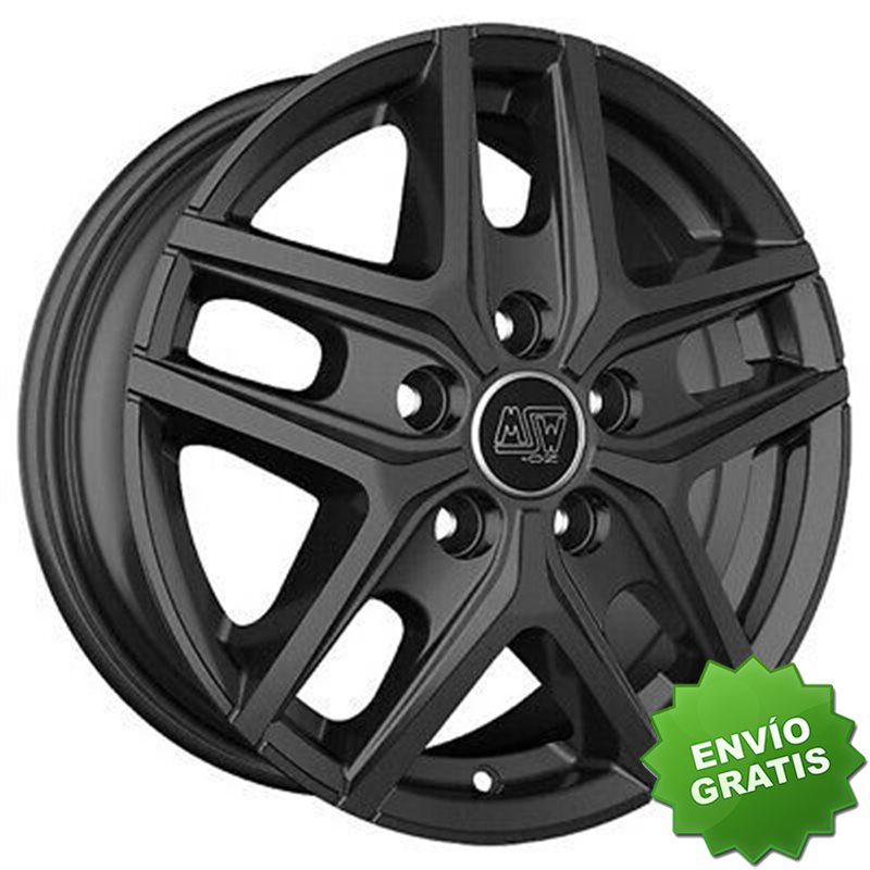 Llanta exclusiva Oz Msw 40 Van 6.5x16 5x160 Et55 Negro Brillante