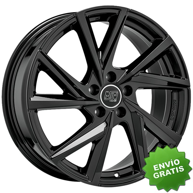 Llanta exclusiva Oz Msw 80-5 7x17 5x100 Et45 Negro Brillante