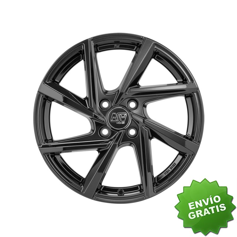 Llanta exclusiva Oz Msw 80-4 7x17 4x108 Et47 Negro Brillante
