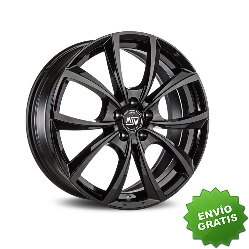 Llanta exclusiva Oz Msw 27 7.5x17 Et35 5x112 Negro Brillante