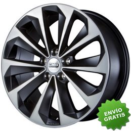 Llanta exclusiva Cms C21 7.5x17 H2 Et47 Lk5/112/57.1 Diamond Matt Black