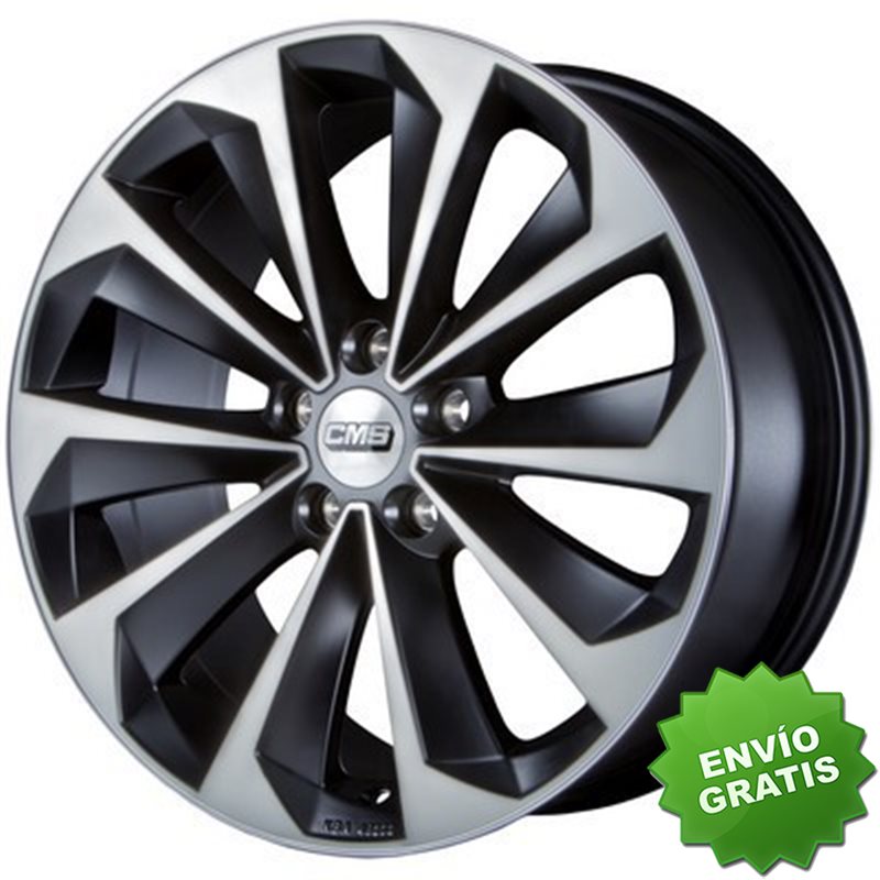 Llanta exclusiva Cms C21 7.5x17 H2 Et47 Lk5/112/57.1 Diamond Matt Black