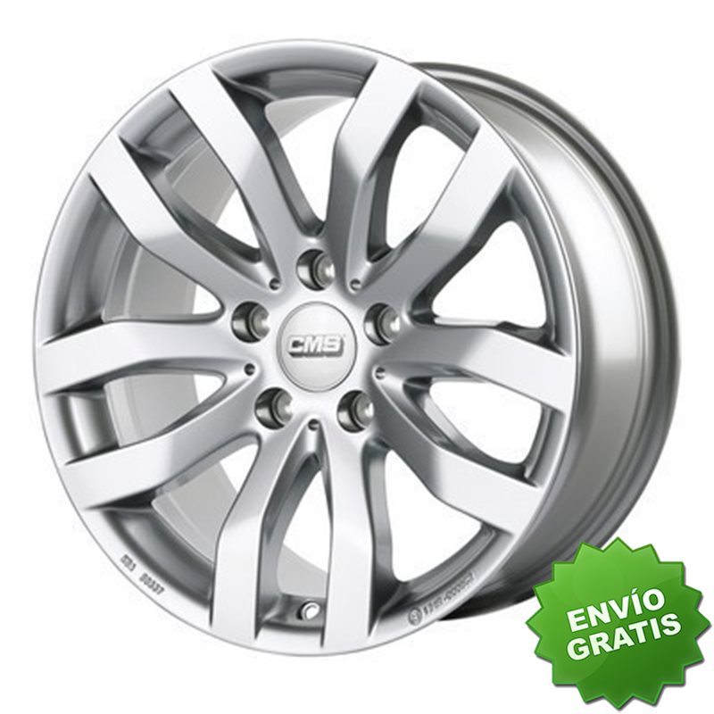 Llanta exclusiva Cms C22 8x18 Et25 Lk5/112/66.5 H2 Plata