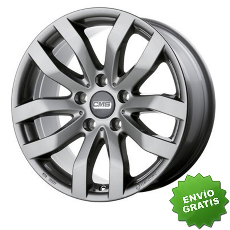 Llanta exclusiva Cms C22 8x18 Et25 Lk5/112/66.5 H2 Titanio Brillante