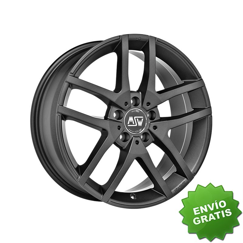 Llanta exclusiva Oz Msw 28 7.5x18 Et48 5x112 Gris Mate Oscuro Kba Nad