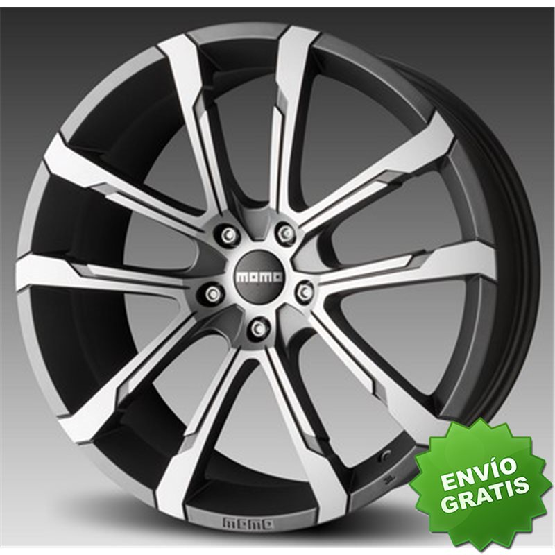 Llanta exclusiva Momo Quantum Evo Ece 7.0x17 Et41 5x120 Antracita Mate 67.1