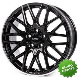 Llanta exclusiva Cms C25 7.5x18 Et47 Lk5/112/66.5 H2 Diamond Rim Negro