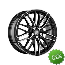 Llanta exclusiva Oz Msw 72 8x18 5x110 Et40 Negro Brillante Pulido