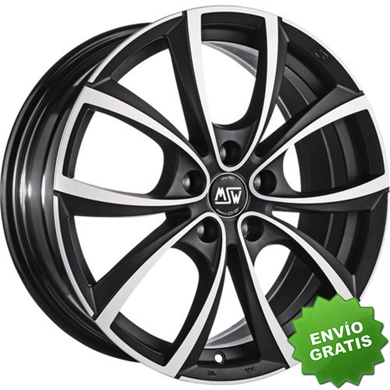 Llanta exclusiva Oz Msw 27 7.5x18 5x114.30 Et45 Titanio Mate Oscuro Pulido