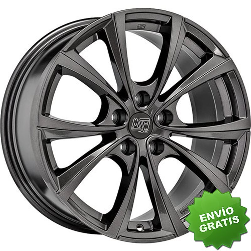 Llanta exclusiva Oz Msw 27t 8.5x18 5x114.30 Et40 Gris Oscuro Brillante