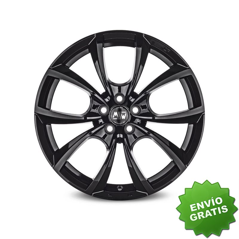 Llanta exclusiva Oz Msw 27 7.5x18 5x112 Et48 Negro Brillante