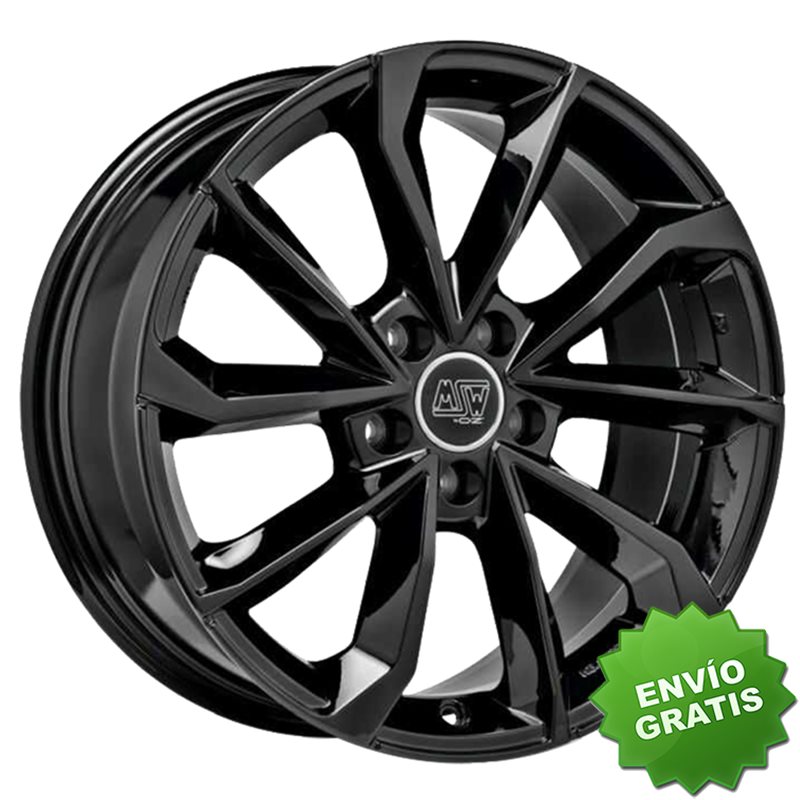 Llanta exclusiva Oz Msw 42 8x18 5x112 Et40 Negro Brillante