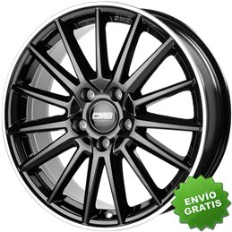 Llanta exclusiva Cms C23 8x19 Et50 Lk5/108/63.4 H2 Diamond Rim Negro