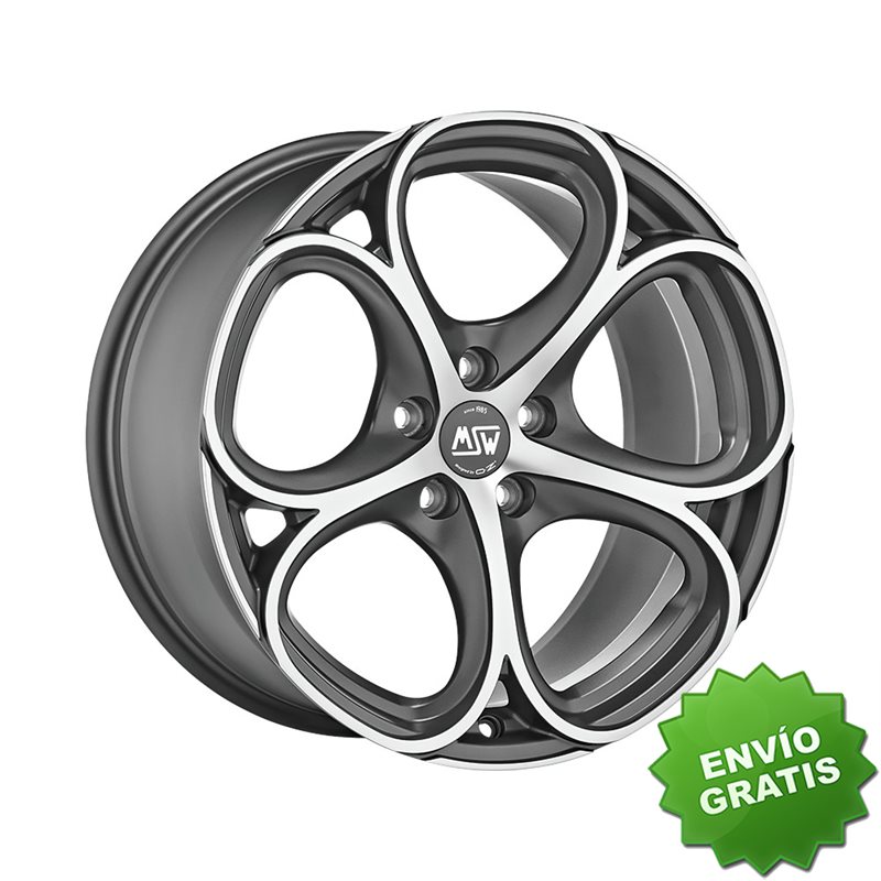 Llanta exclusiva Oz Msw 82 8x18 Et45 5x114.30 Plata Metal Mate Pulido (mgmfp)