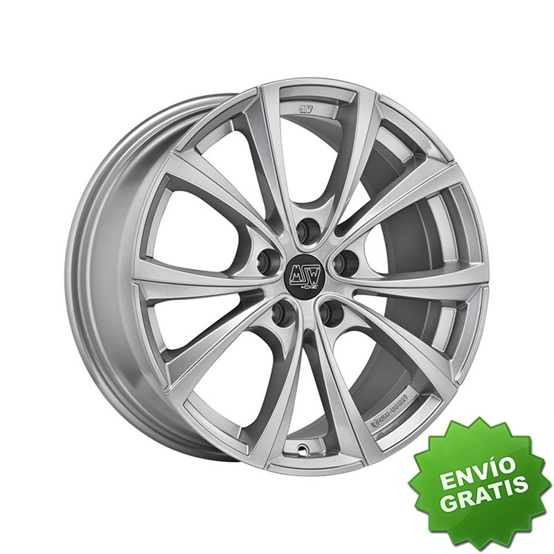 Llanta exclusiva Oz Msw 27t 9.5x19 5x114.30 Et45 Plata
