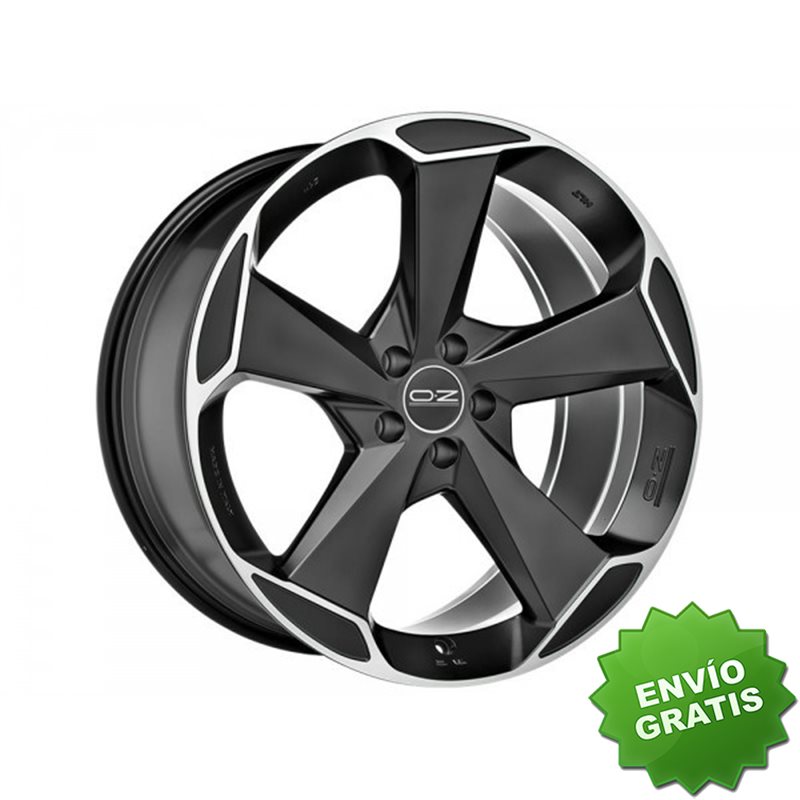 Llanta exclusiva Oz Aspen Hlt 11x20 5x120 Et37 Negro Mate Diamond Cut