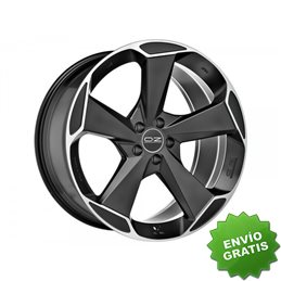 Llanta exclusiva Oz Aspen Hlt 10.5x20 5x114 Et47 Negro Mate Diamond Cut